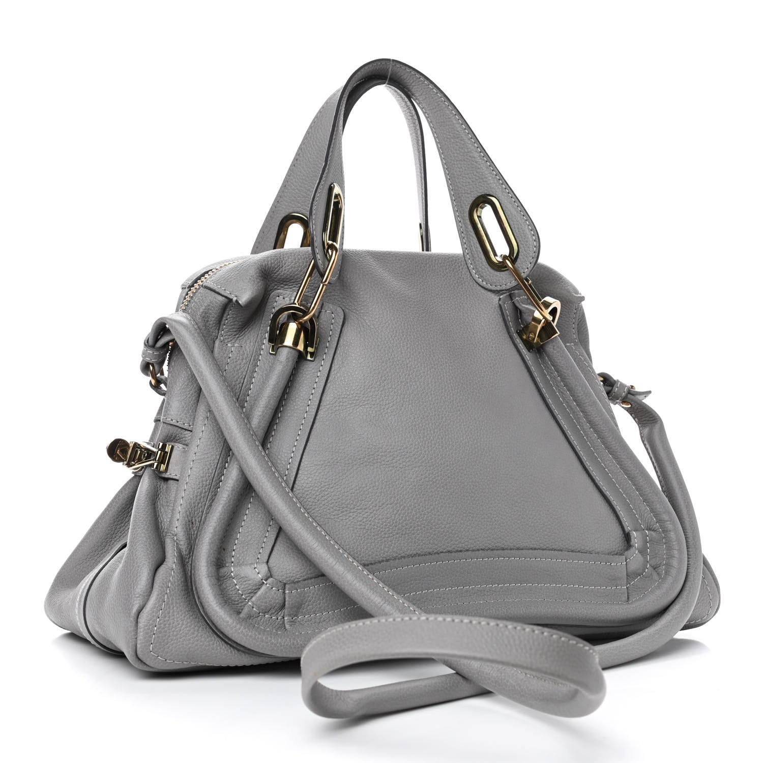 Chloe Calfskin Medium Paraty Cashmere Grey 2 of 5