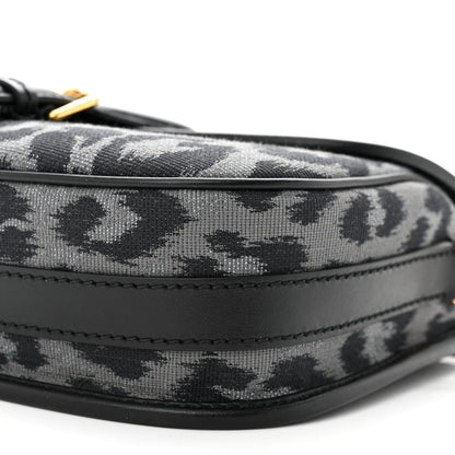 Christian Dior Canvas Mizza Embroidered Medium Bobby Flap Grey Black 9 of 9