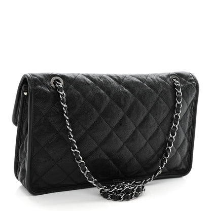 Chanel Caviar Quilted Large French Riviera Flap Black 3 of 13