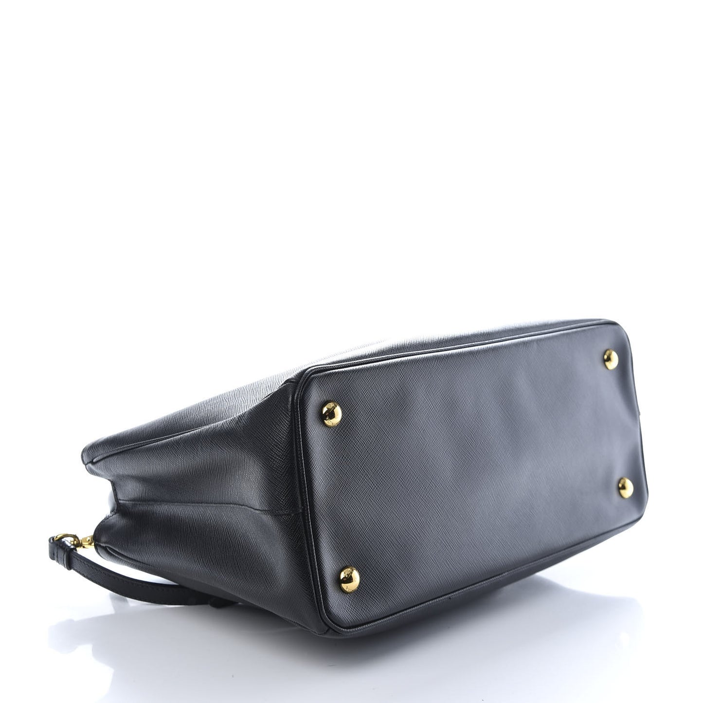 Saffiano Lux Medium Tote Black