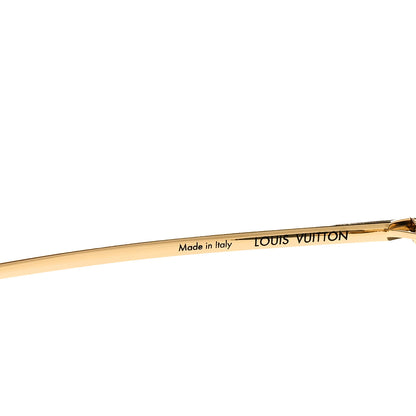 Louis Vuitton LV Bright Round Sunglasses Green 5 of 7