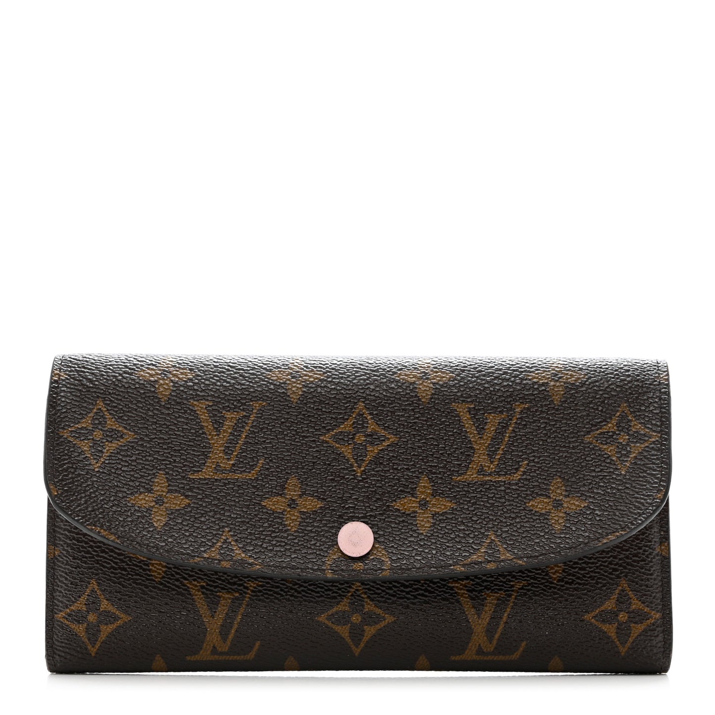 Monogram Emilie Wallet Rose Ballerine