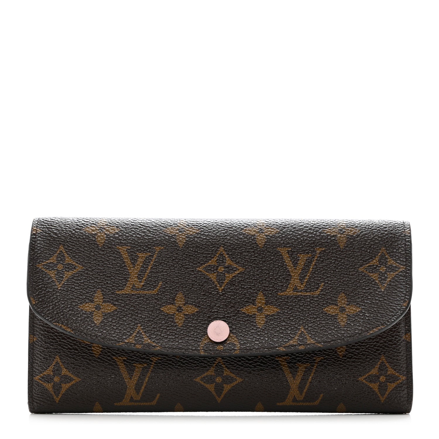 Louis Vuitton Monogram Emilie Wallet Rose Ballerine 1 of 8