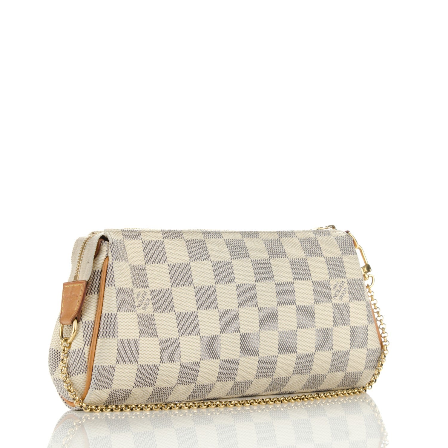 Louis Vuitton Damier Azur Eva Clutch 3 of 8