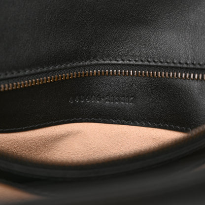 Gucci Calfskin Matelasse Medium GG Marmont Shoulder Bag Black 7 of 11