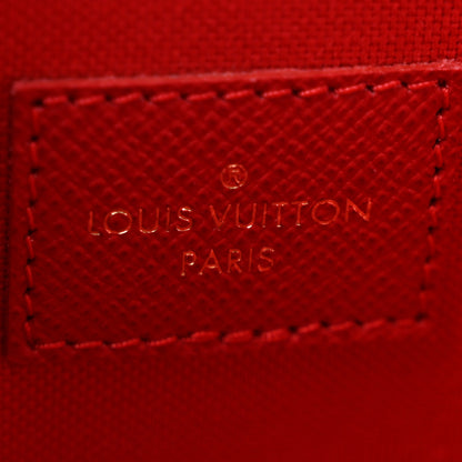 Louis Vuitton Damier Ebene Pochette Felicie Chain Wallet 6 of 12