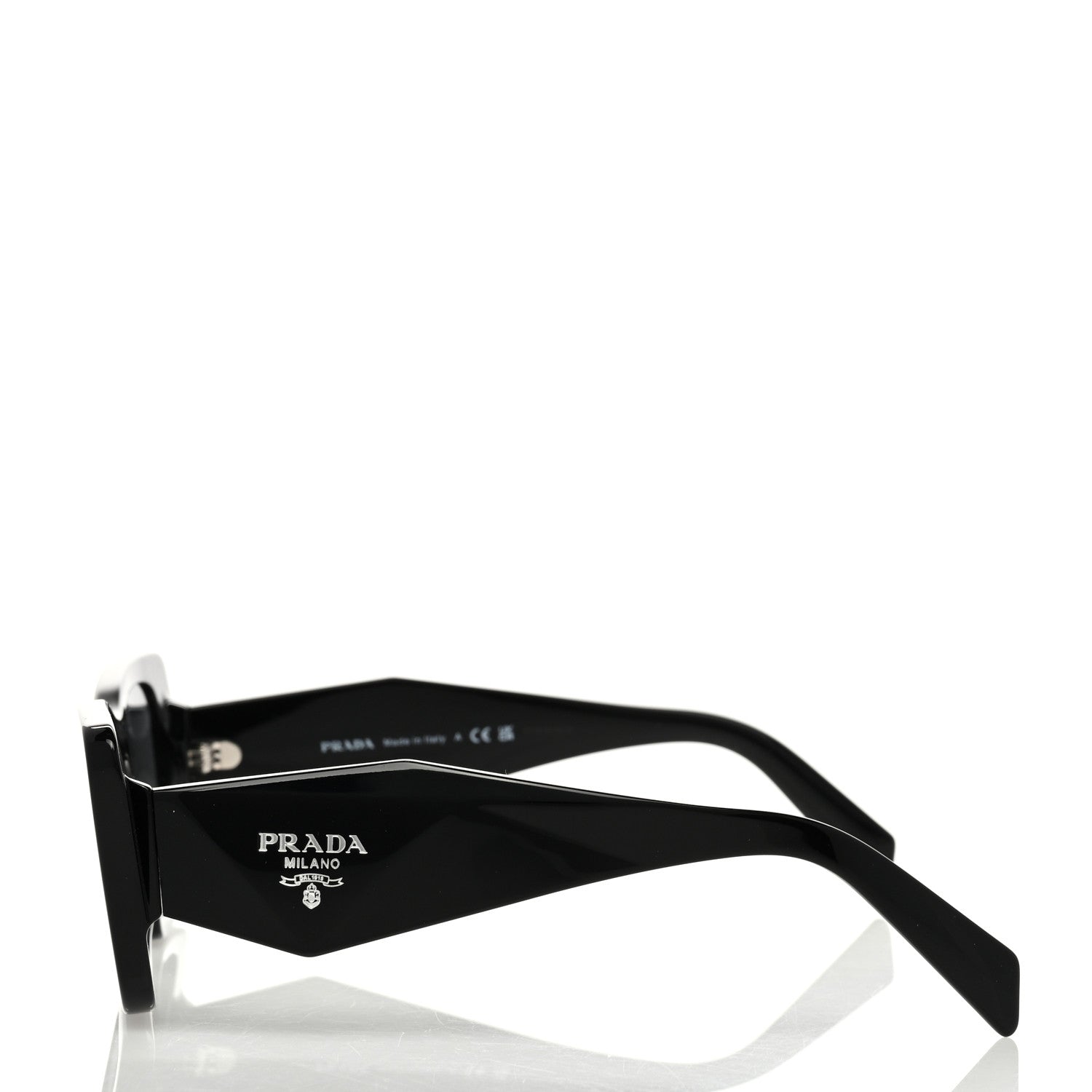 Prada Acetate Symbole Sunglasses SPR 08Y Black 3 of 7