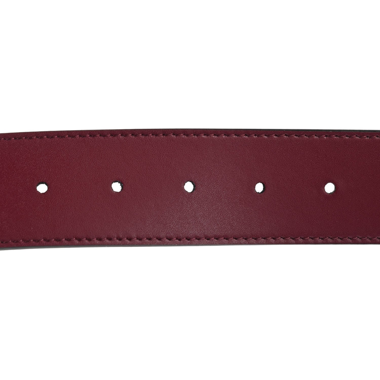 Fendi Vitello Liberty F is Fendi Bi-Color Reversible Belt 70 28 Black Cherry Nebula 3 of 4