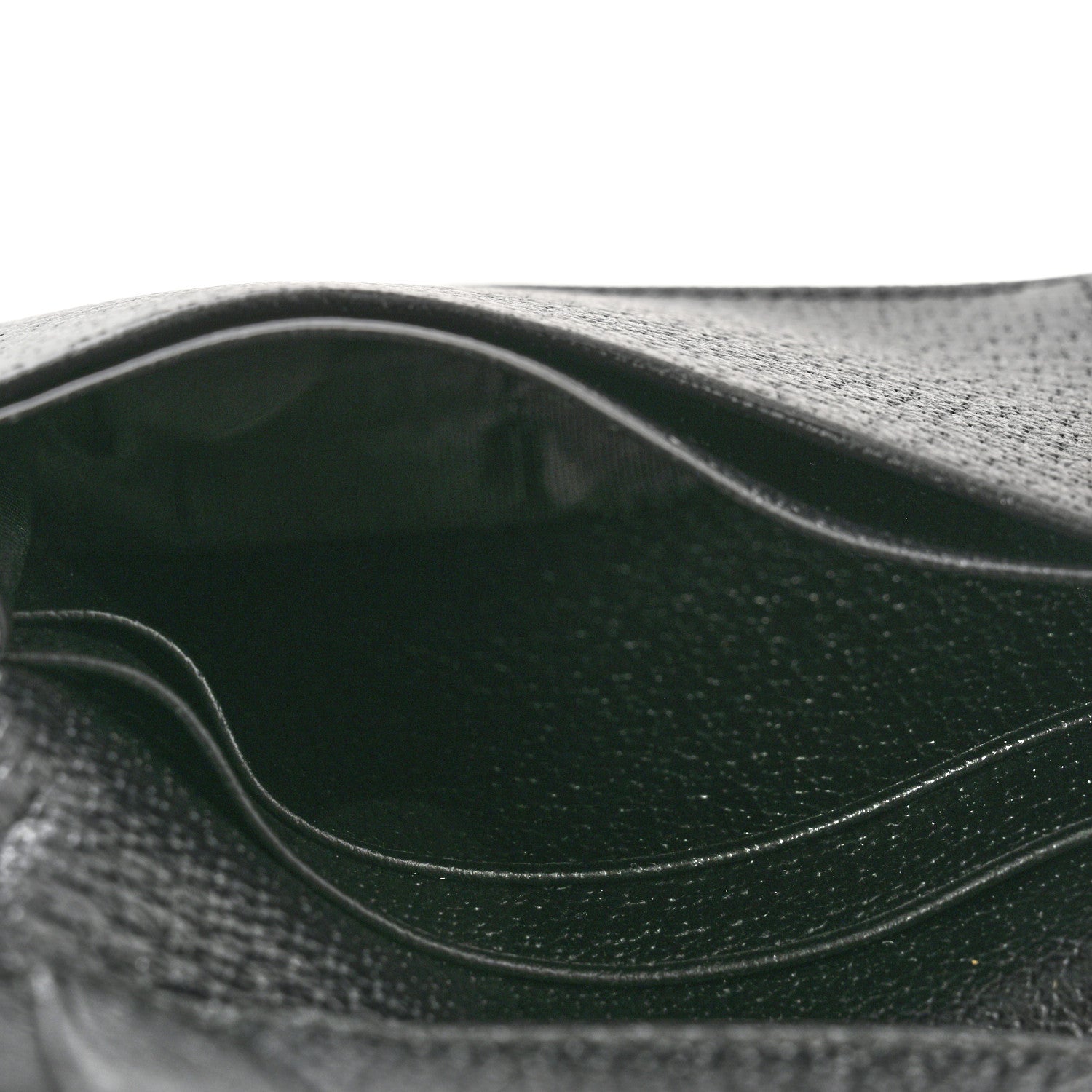 Gucci Calfskin Boar Effect GG Marmont Card Case Black 5 of 10