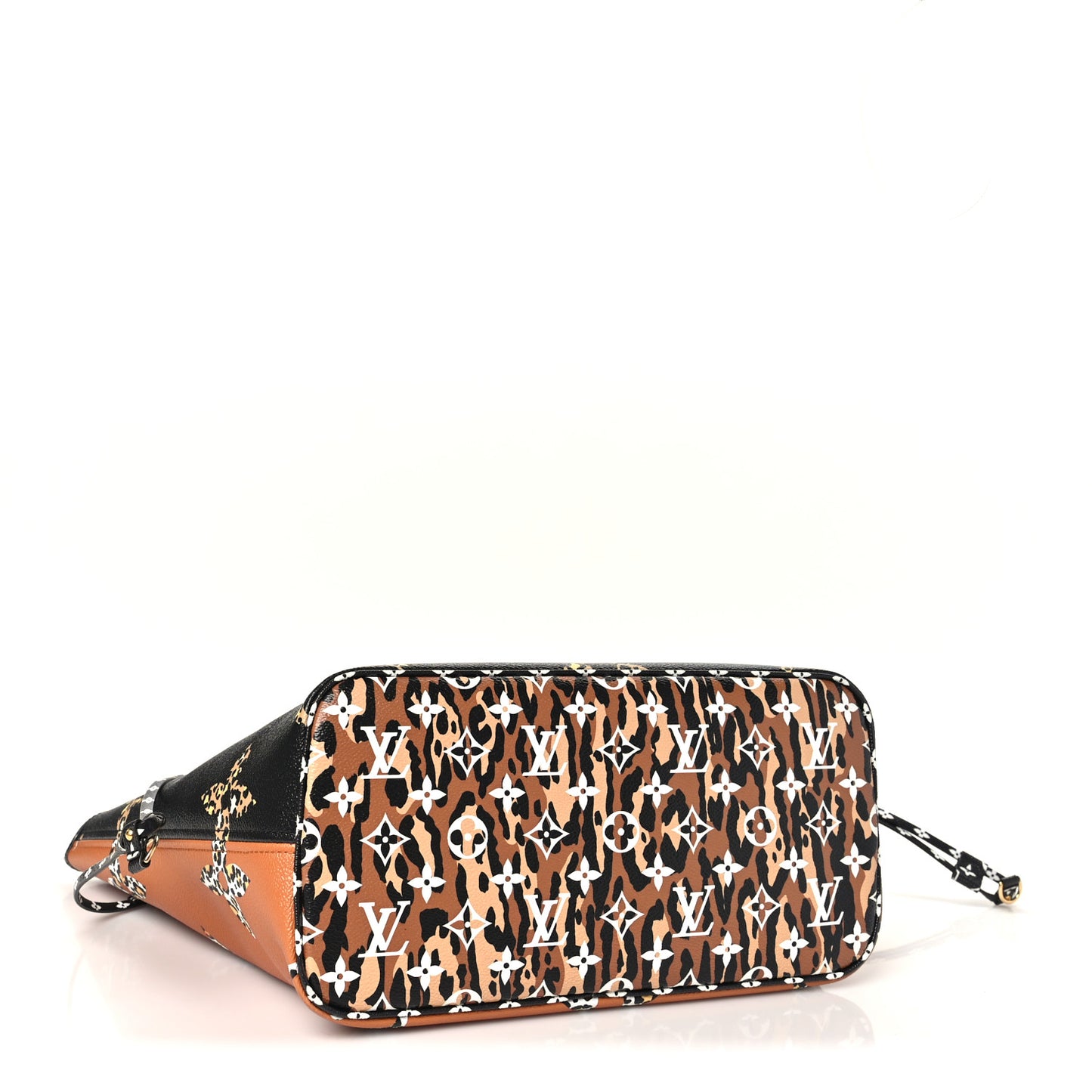 Monogram Giant Jungle Neverfull MM Black