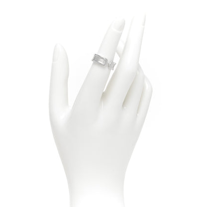 Cartier 18K White Gold 6.5mm C De Cartier Ring 51 5.75 2 of 4