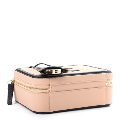 Chanel Caviar Quilted Medium CC Filigree Vanity Case Beige Black 4 of 10
