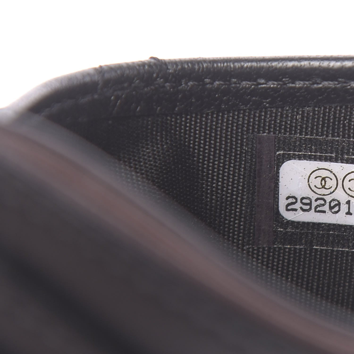 Chanel Lambskin Quilted Card Holder Black 8 of 9