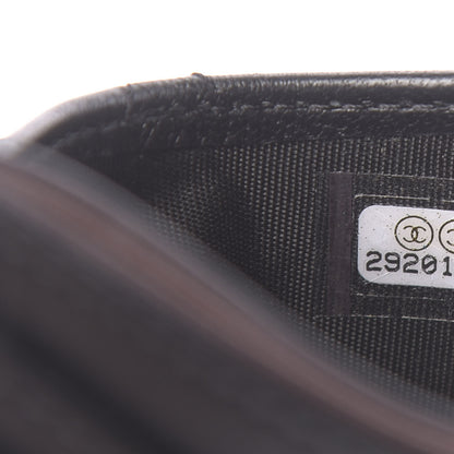 Chanel Lambskin Quilted Card Holder Black 8 of 9