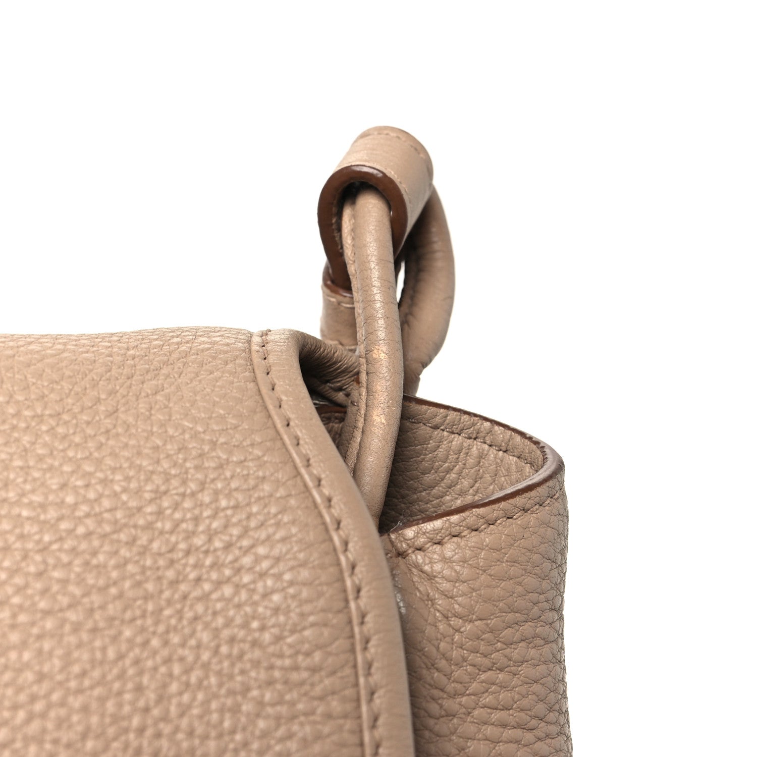 Prada Vitello Daino Embossed Logo Flap Shoulder Bag Sesamo 10 of 11