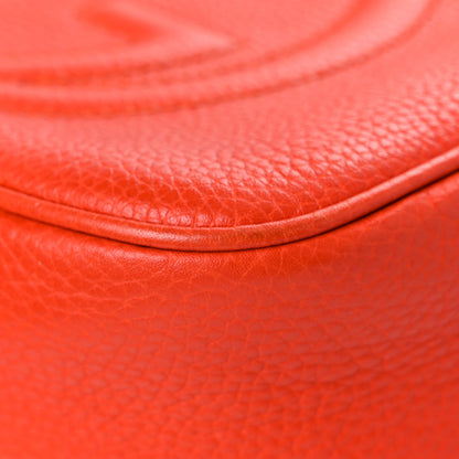Gucci Pebbled Calfskin Small Soho Disco Bag Sun Orange 11 of 14