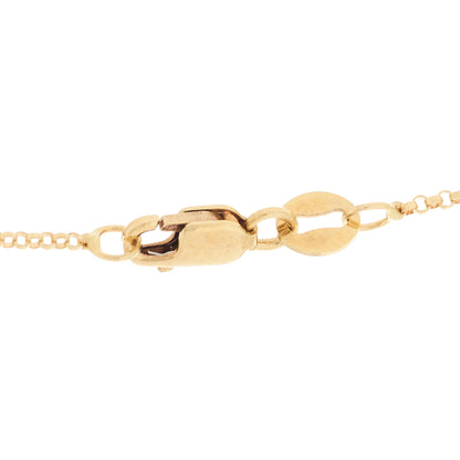 Roberto Coin 18K Yellow Gold Pois Mois Small Circle Pendant Necklace 5 of 6