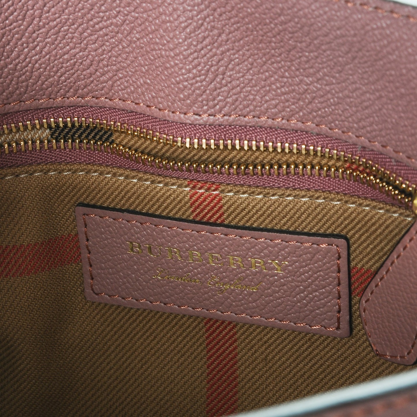 Soft Grain Calfskin Small Buckle Tote Dusty Pink
