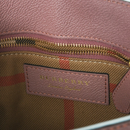 Burberry Soft Grain Calfskin Small Buckle Tote Dusty Pink 7 of 9