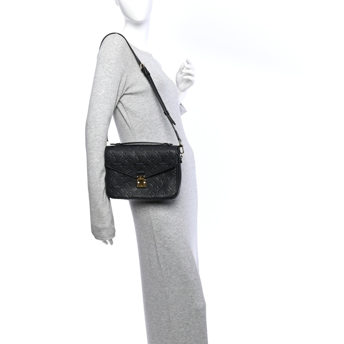 Louis Vuitton Empreinte Pochette Metis Black 2 of 10