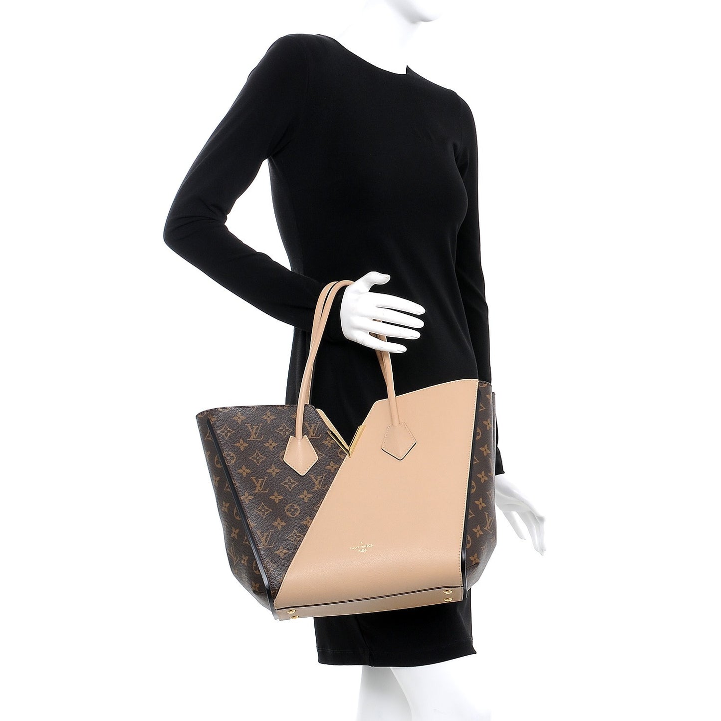 Calfskin Monogram Kimono Tote Dune