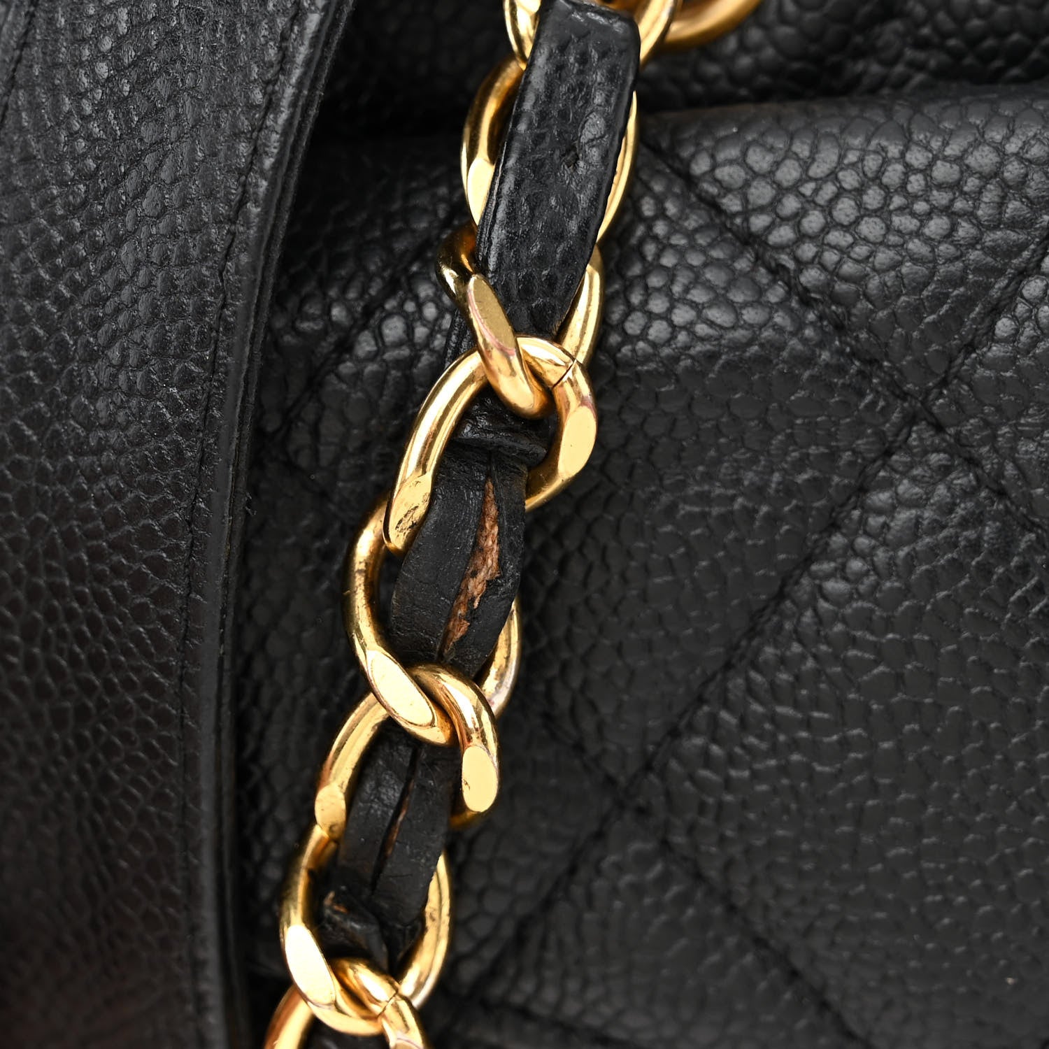 Chanel Caviar Quilted Pocket Shopping Tote Black 15 of 15