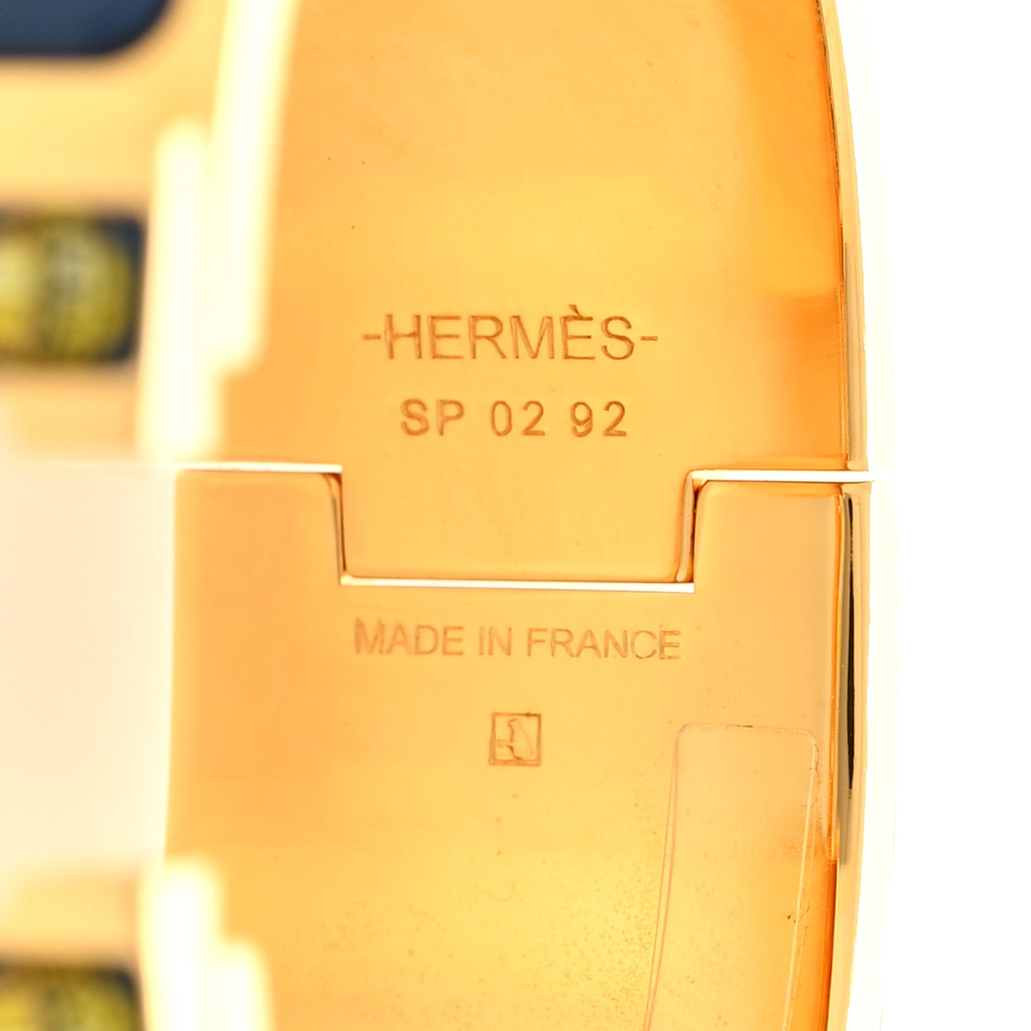 Enamel Printed Wide Musee Clic Clac H Bracelet PM Ecume