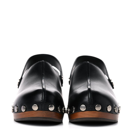 Christian Dior Calfskin Diorquake 20mm Slingback Clogs 37 Black 2 of 15