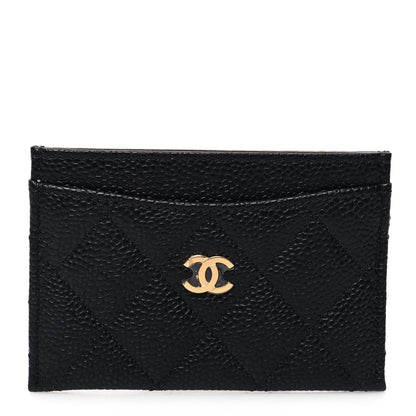 Chanel Caviar Quilted Card Holder Black 1 of 9