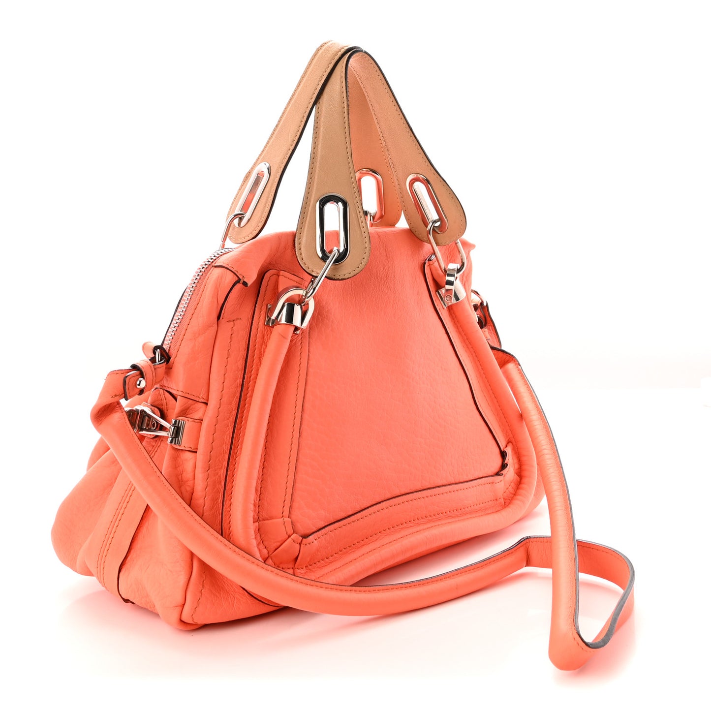 Calfskin Small Paraty Orange Fizz