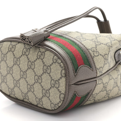 Gucci GG Supreme Monogram Web Mini Ophidia Bucket Bag Brown 9 of 9