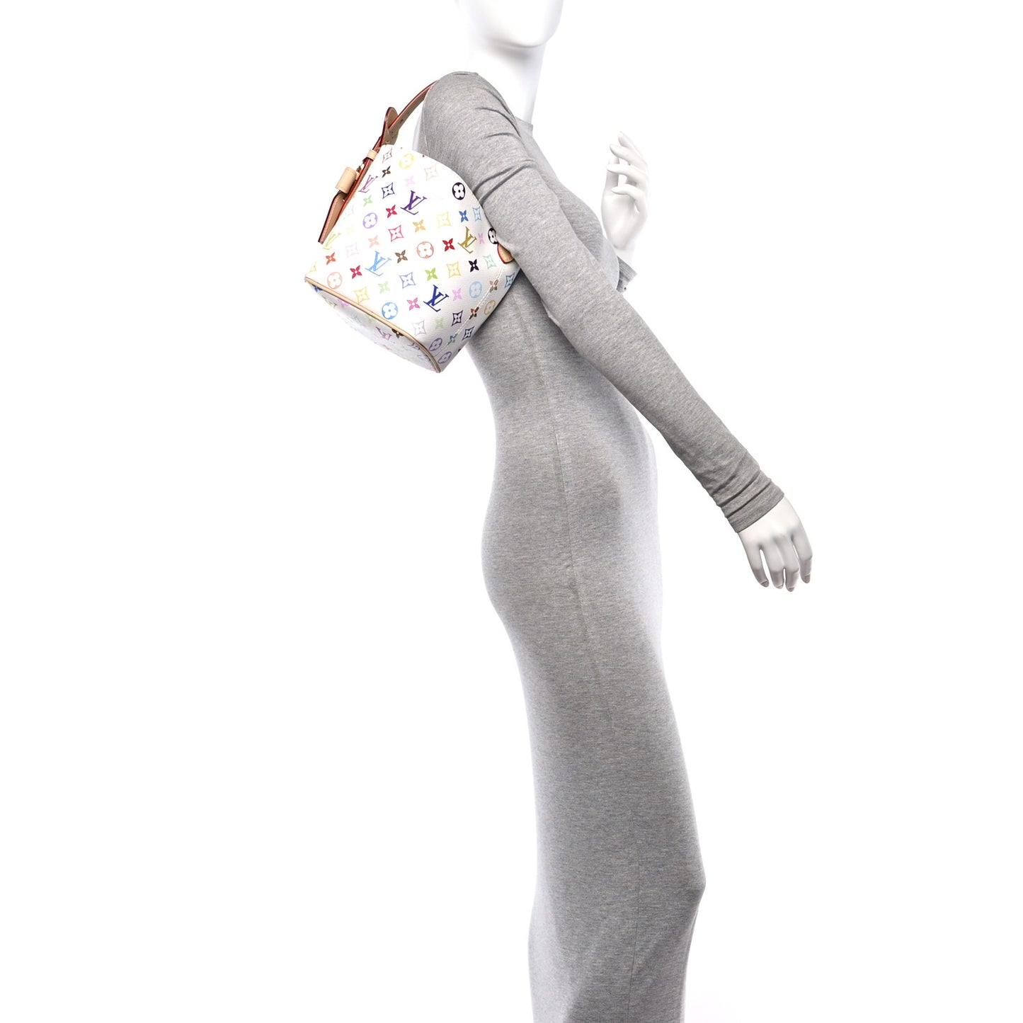 LV X TM Monogram Multicolor All In BB White