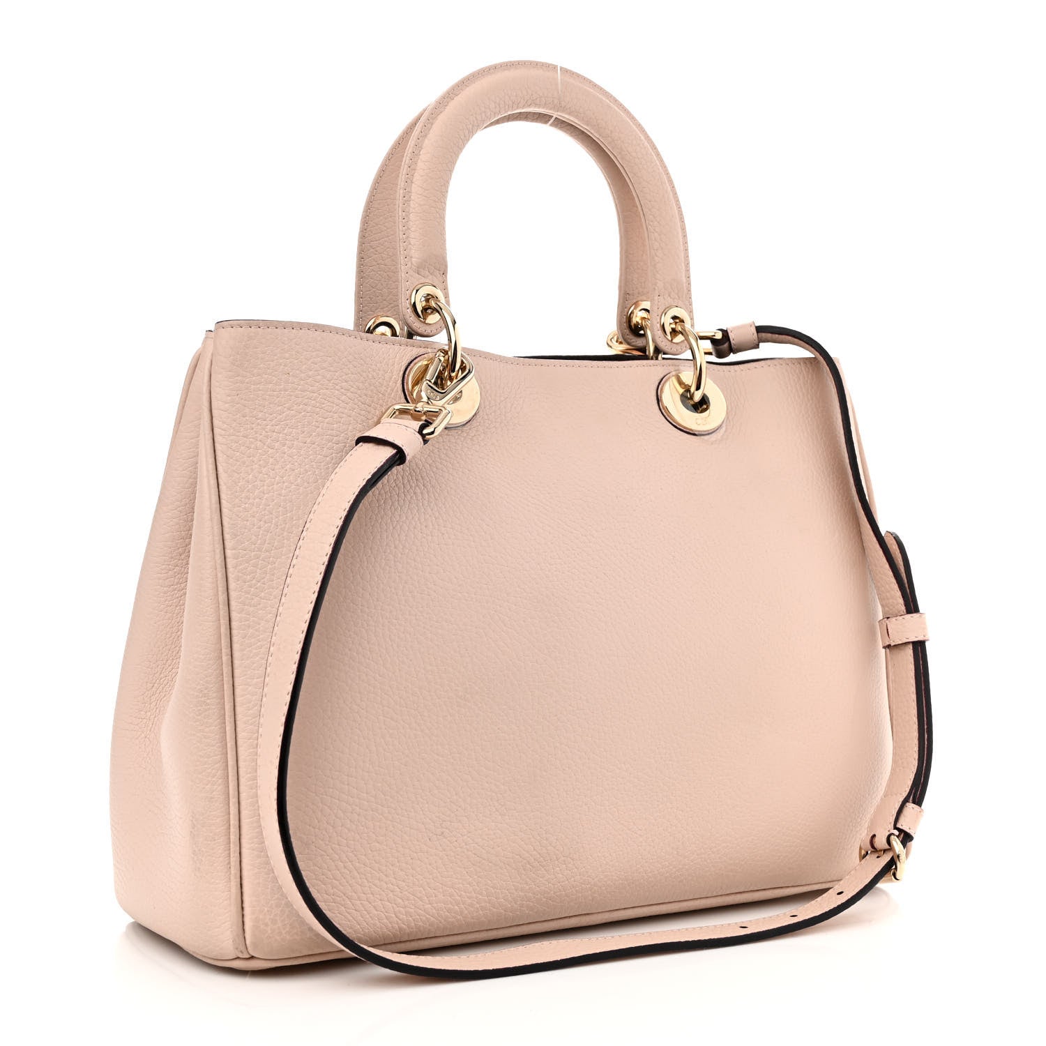 Christian Dior Bullcalf Medium Diorissimo Tote Rose Poudre 4 of 14