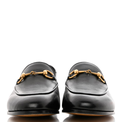 Gucci Lambskin Womens Brixton Horsebit Loafers 35.5 Black 2 of 9