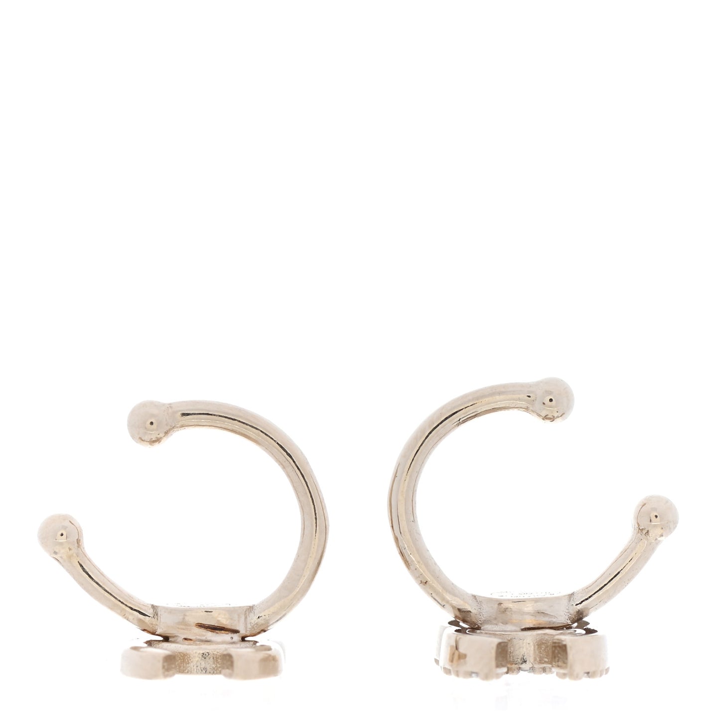 Metal Strass Lip Ring Set Gold