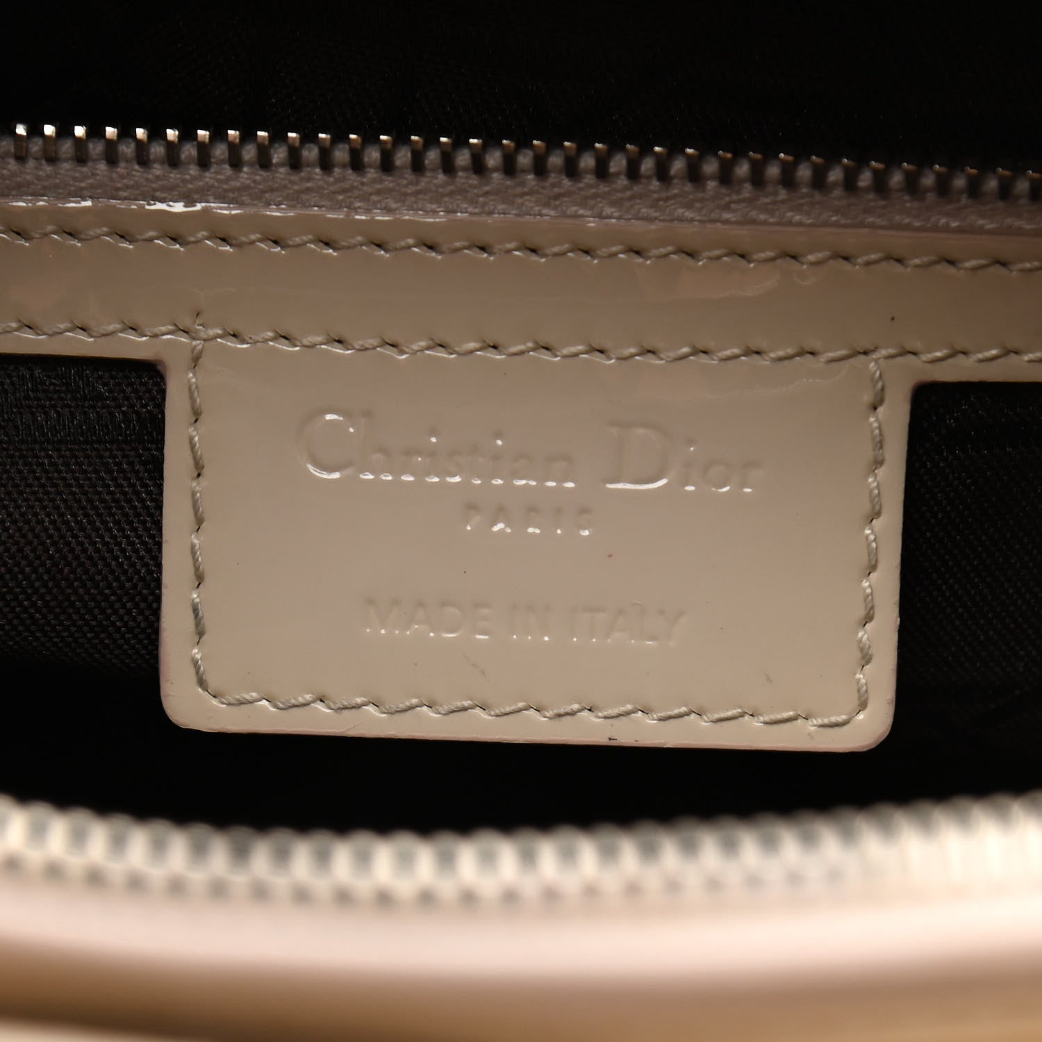 Christian Dior Patent Cannage Large Lady Dior Beige 5 of 15