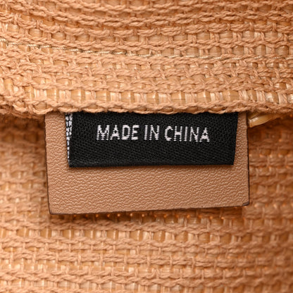 Prada Raffia Logo Tote Naturale 7 of 10