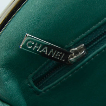Chanel Glazed Python Timeless Clutch Blue 12 of 12