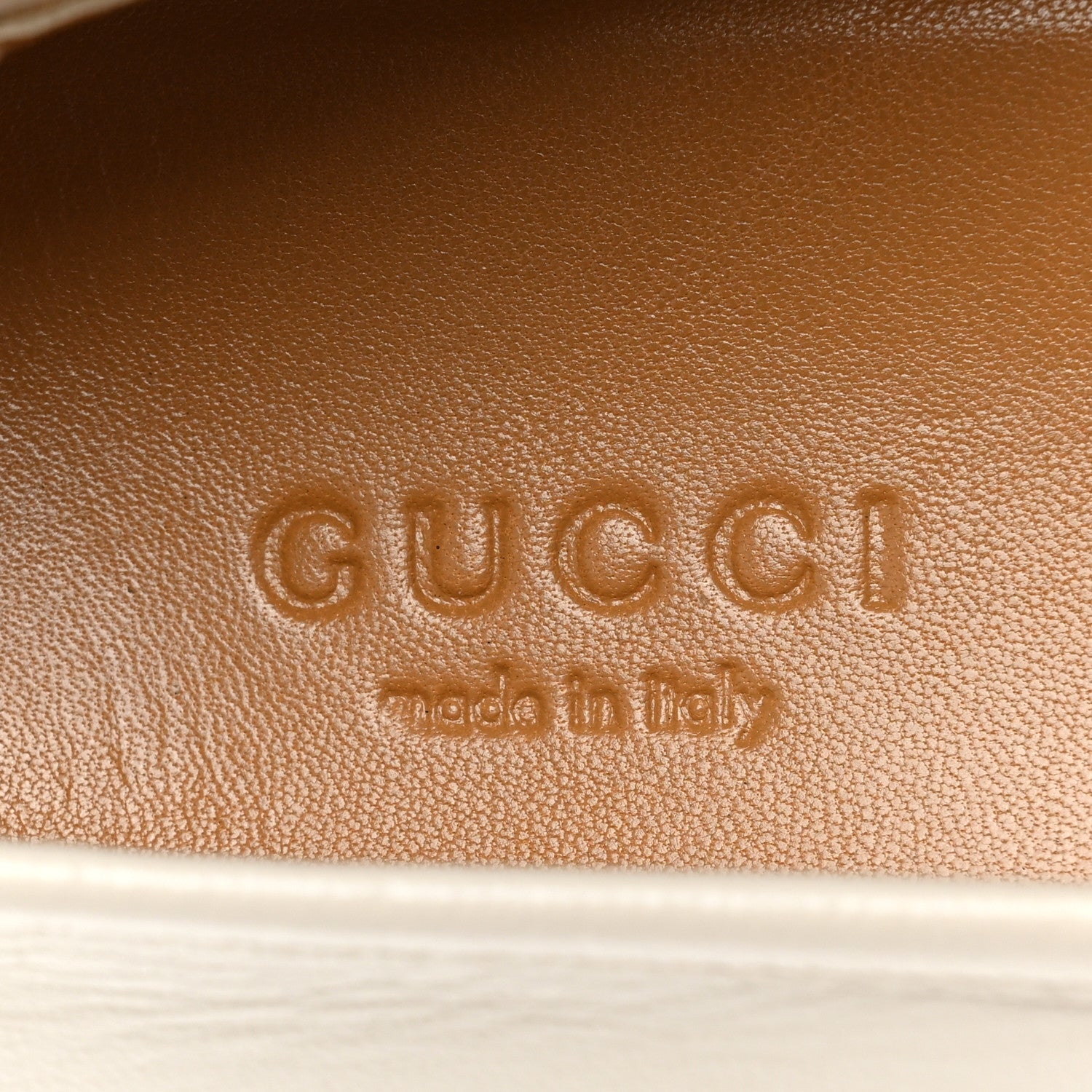 Gucci Goatskin Bee Star Embroidered Womens Jordaan Loafers 40 Mystic White 7 of 12