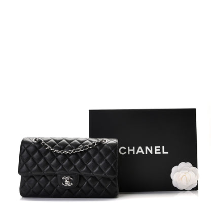 Chanel Caviar Quilted Medium Double Flap Black 9 of 9