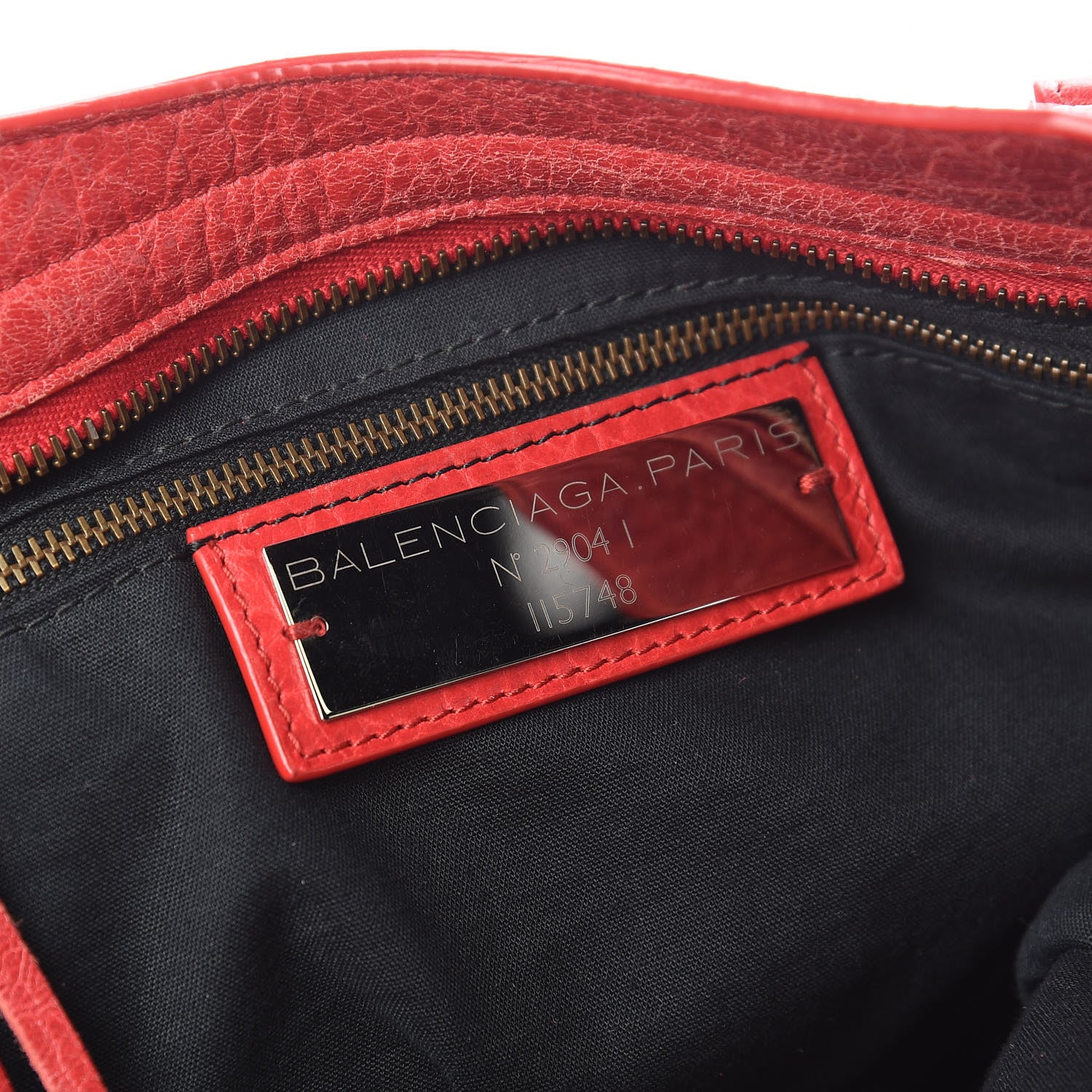 Balenciaga Agneau Classic Hardware City Rouge Cardinal 7 of 15