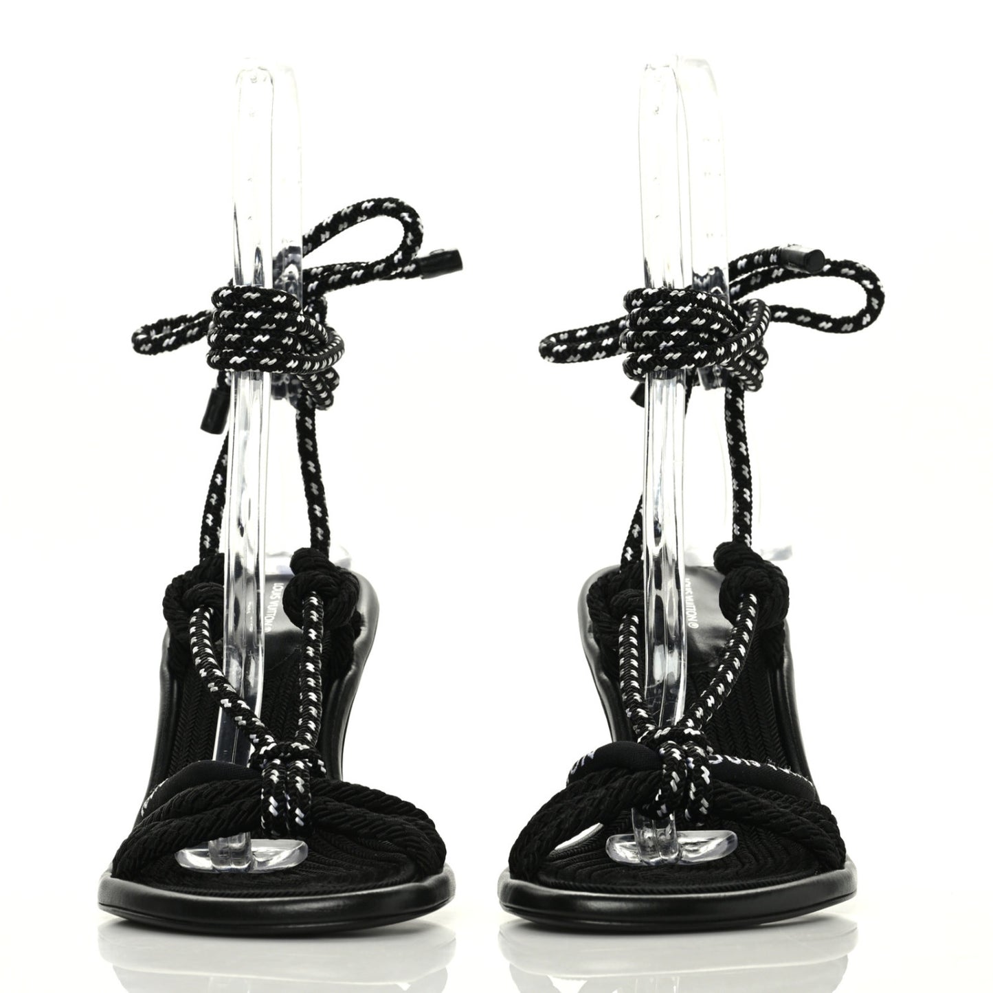 Fabric Maia Rope Wedge Sandal 40 Black