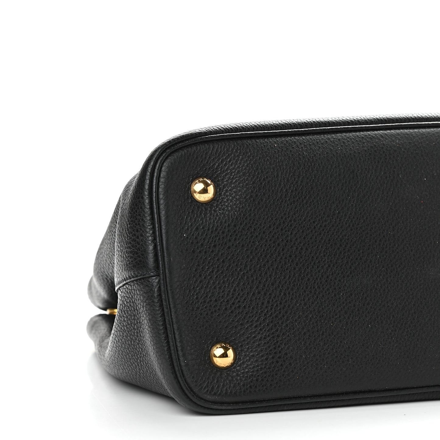 Vitello Phenix Top Handle Bag Black