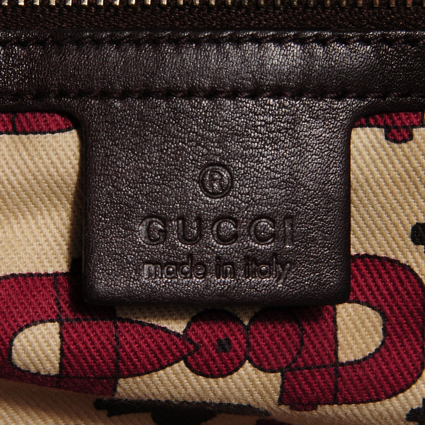 Guccissima Medium Pelham Shoulder Bag Chocolate Brown