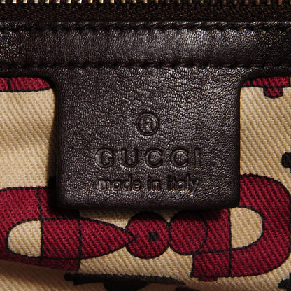 Gucci Guccissima Medium Pelham Shoulder Bag Chocolate Brown 6 of 7
