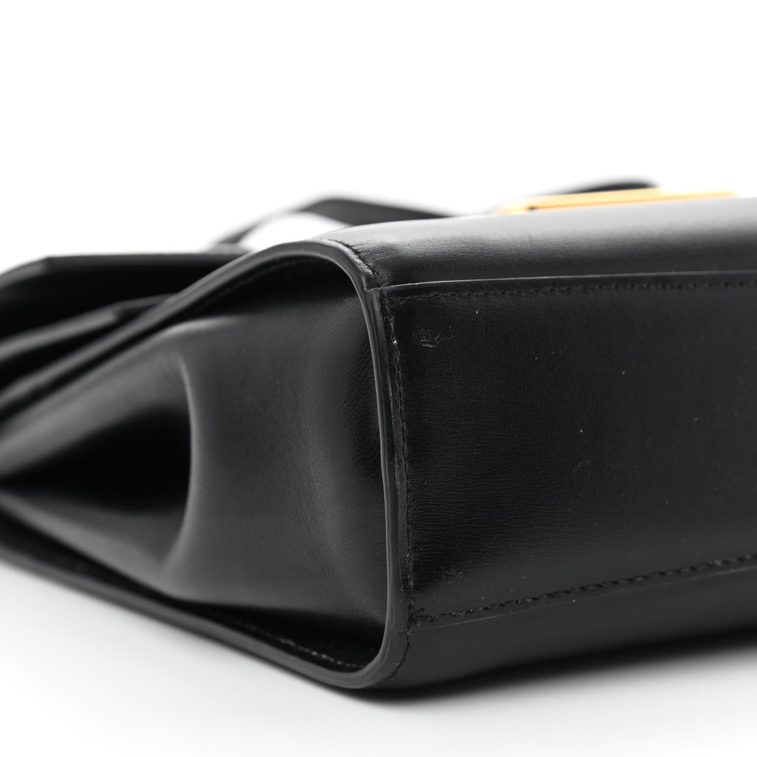 Bottega Veneta Box Calfskin Nappa Clip Bag Black 8 of 9