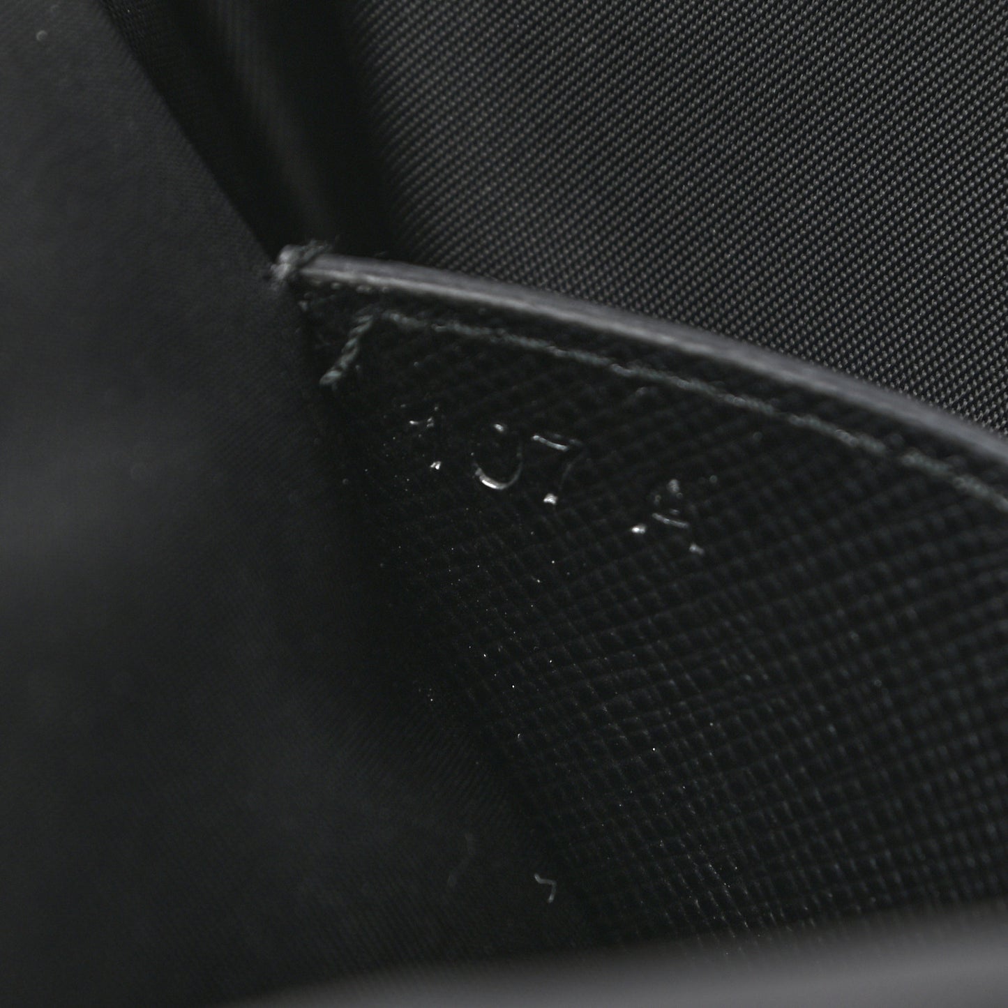 Re-Nylon Saffiano Smartphone Case Crossbody Black