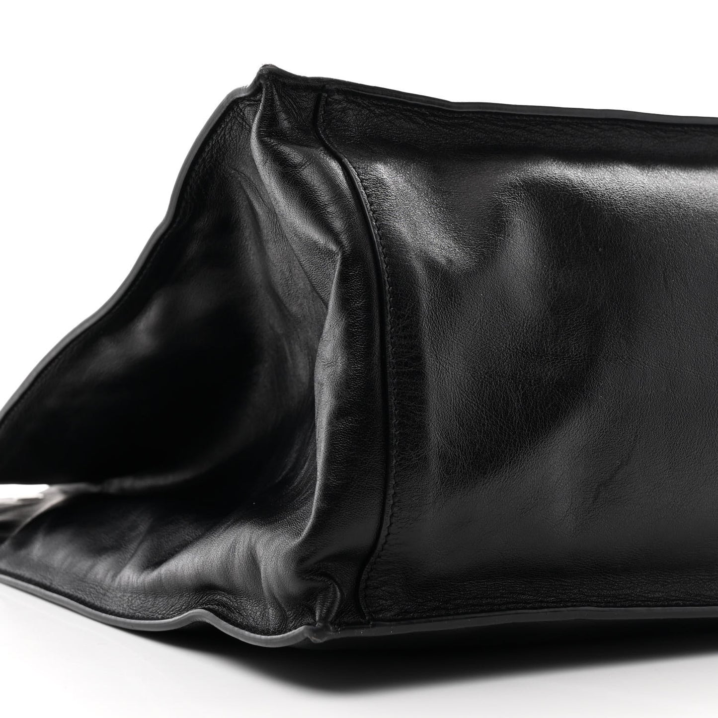 Vitello Rive Gauche Large Tote Black