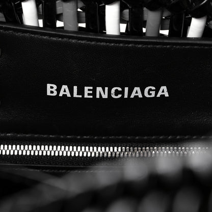 Balenciaga Patent XS Bistro Basket Black White 6 of 10