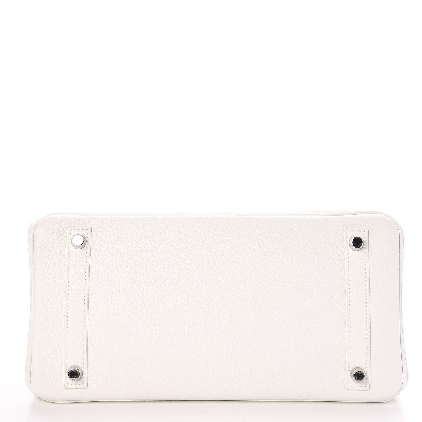 Taurillon Clemence Birkin 30 White